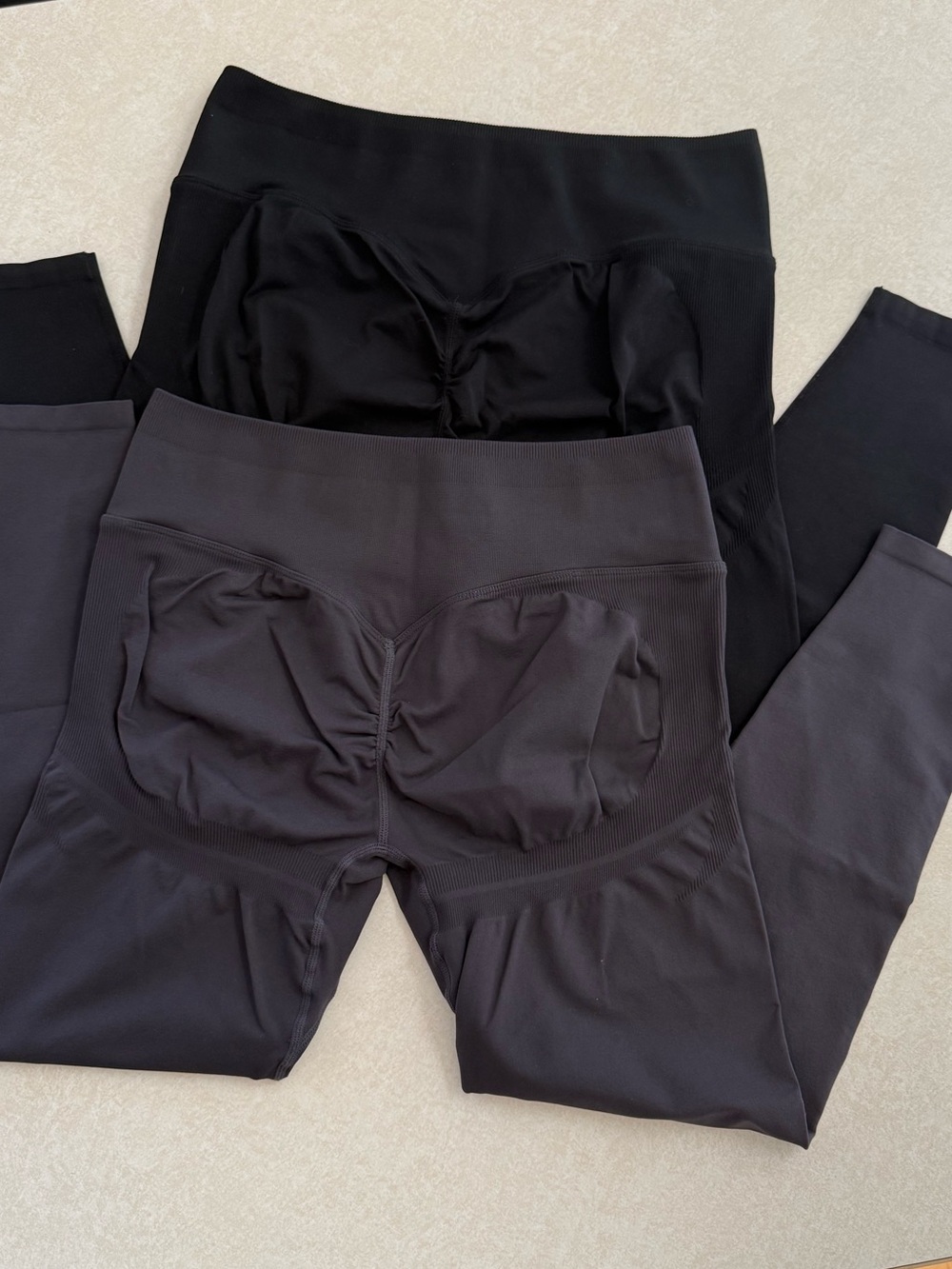 2 pair Fabletics XL Scrunch Leggings High-Waist Scrunch Leggings